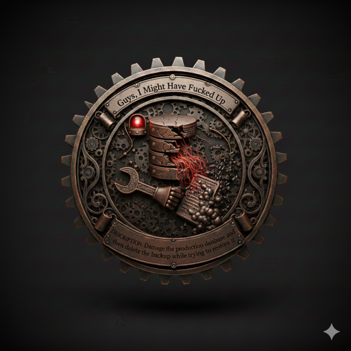 Guys, I Might Have Fucked Up